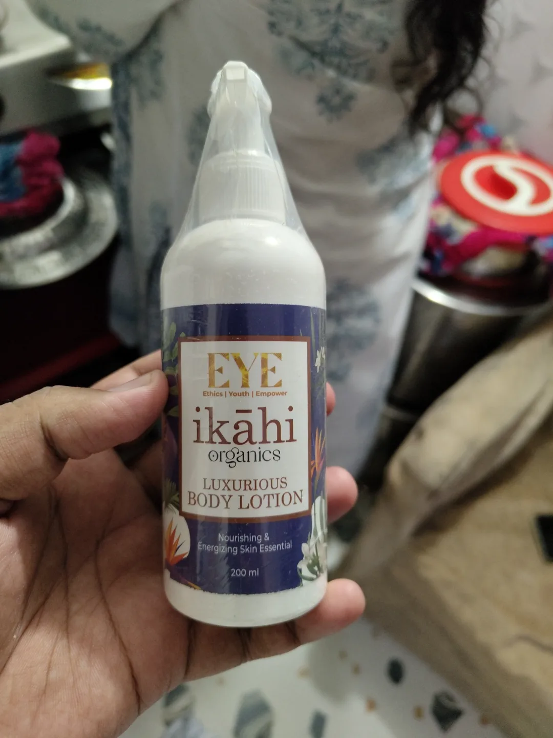 EYE ikahi organics Luxurious Body Lotion – Nourishing & Energizing, 200ml