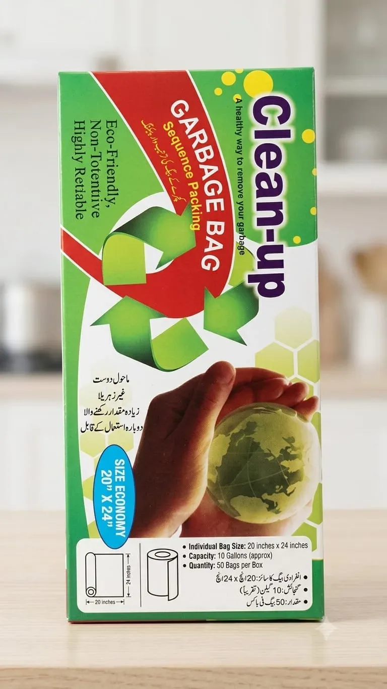 Clean-up Garbage Bag Sequence Packing, Eco-Friendly, 20